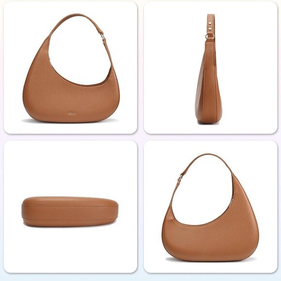 Shoulder Bag for Women Trendy Casual Leather Shoulder Purses lightweight Handbag - Picture 5 of 6